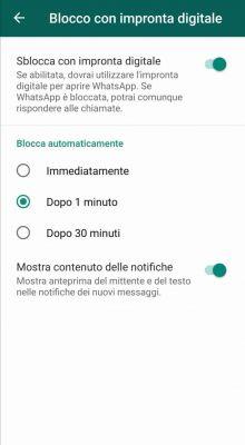 Cómo tomar la huella dactilar de Whatsapp en Android