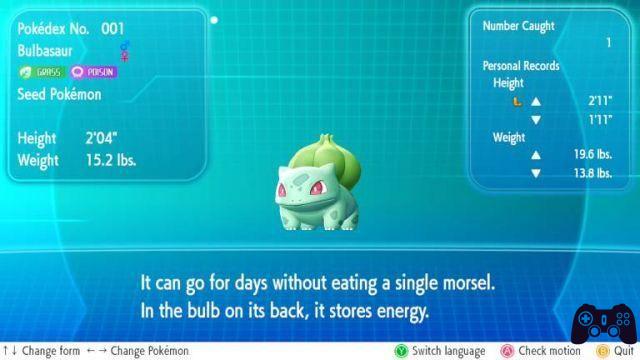 Pokémon: ¡Vamos! Guía: cómo conseguir Bulbasaur, Squirtle y Charmander