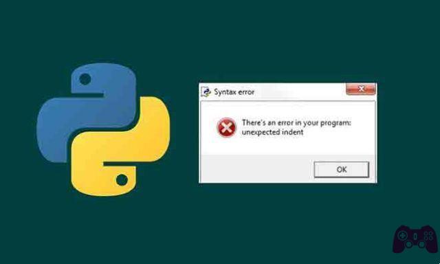 Cómo corregir el error de sangría en Python