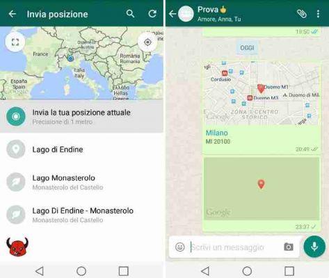 How to share current location on WhatsApp