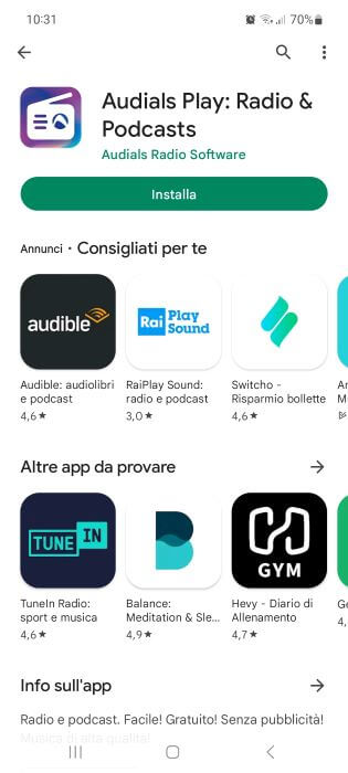 Audials Play: la app gratuita de radio y podcasts de todo el mundo