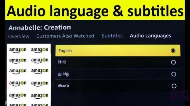 Cómo cambiar los subtítulos y el idioma en Amazon Prime Video