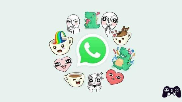 How to insert stickers on WhatsApp