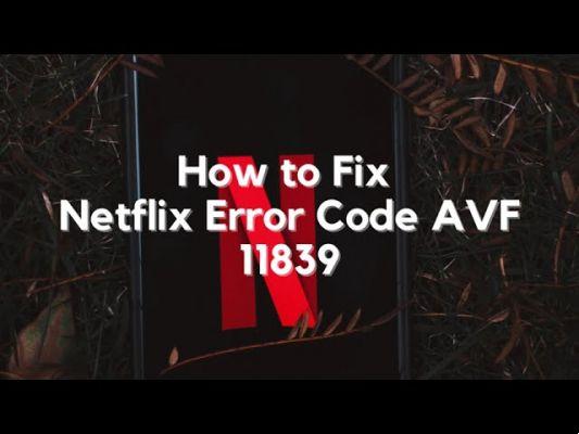 NETFLIX  Código de erro NW-2-5 