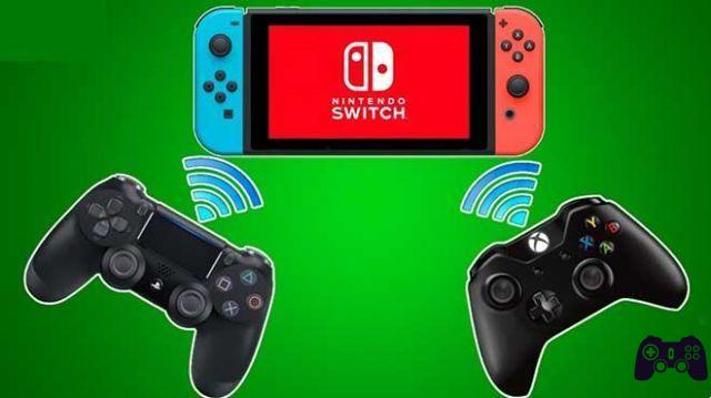 How to connect PS4 or Xbox controllers on Switch